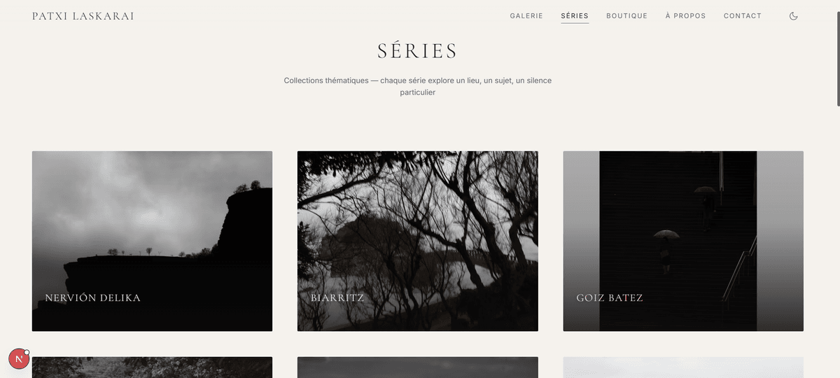 Screenshot du projet